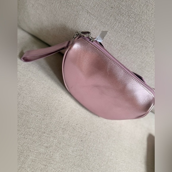 Bath & Body Works - Travel Bag - Clutch Purse Case - Zip Up - Shiny Pink - Picture 3 of 6